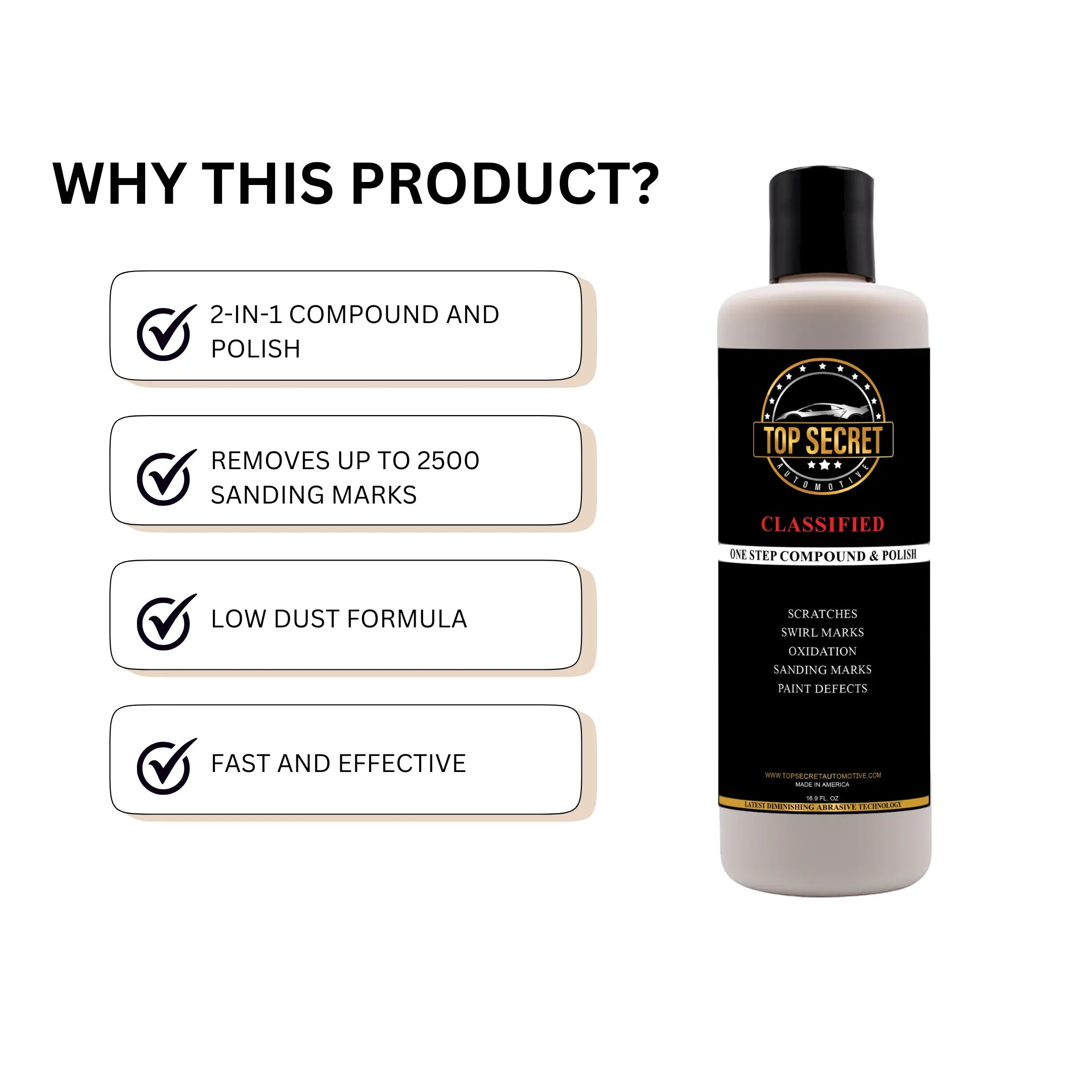 COMBYNX - ONE STEP COMPOUND & POLISH Top Secret Automotive