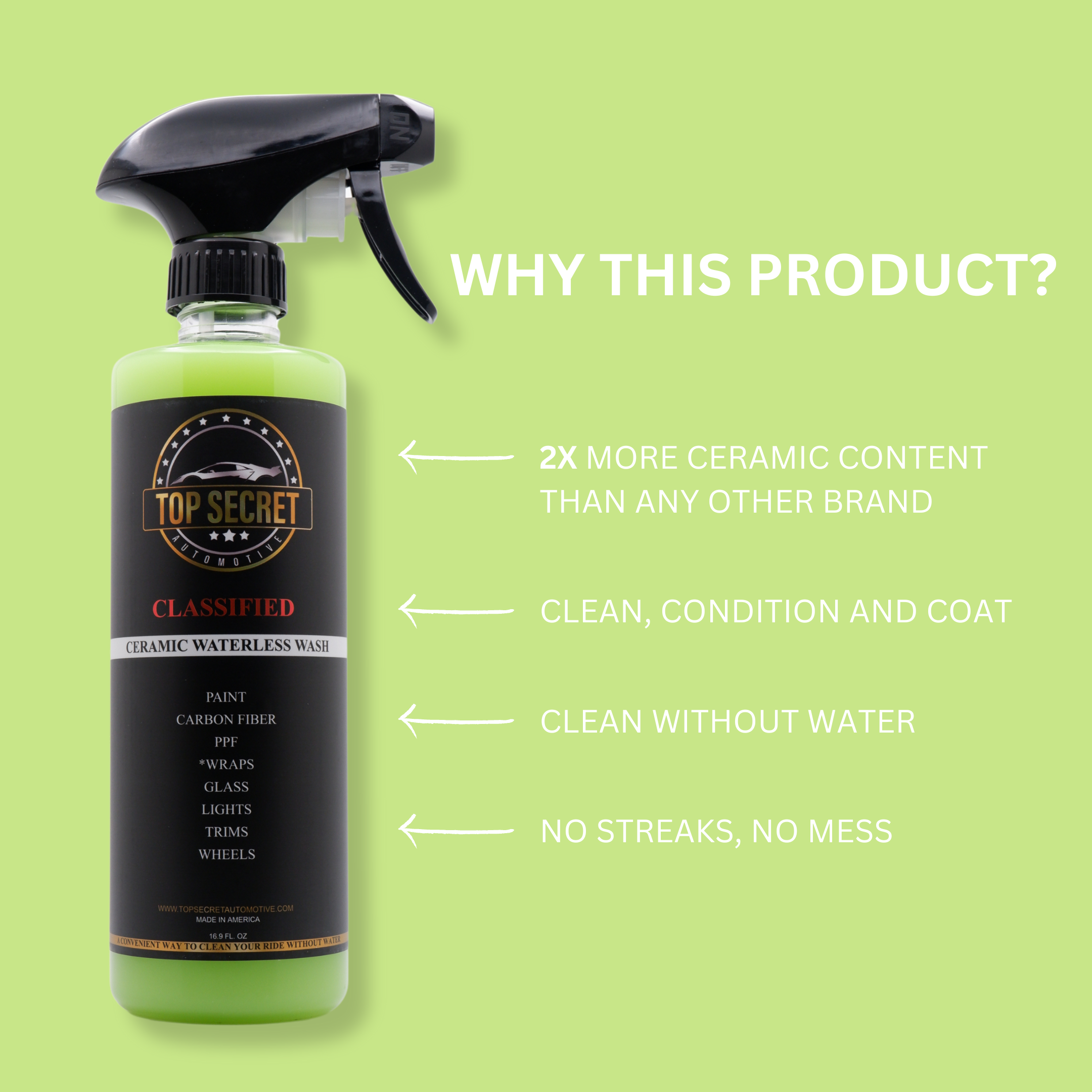Ceramic Waterless Wash