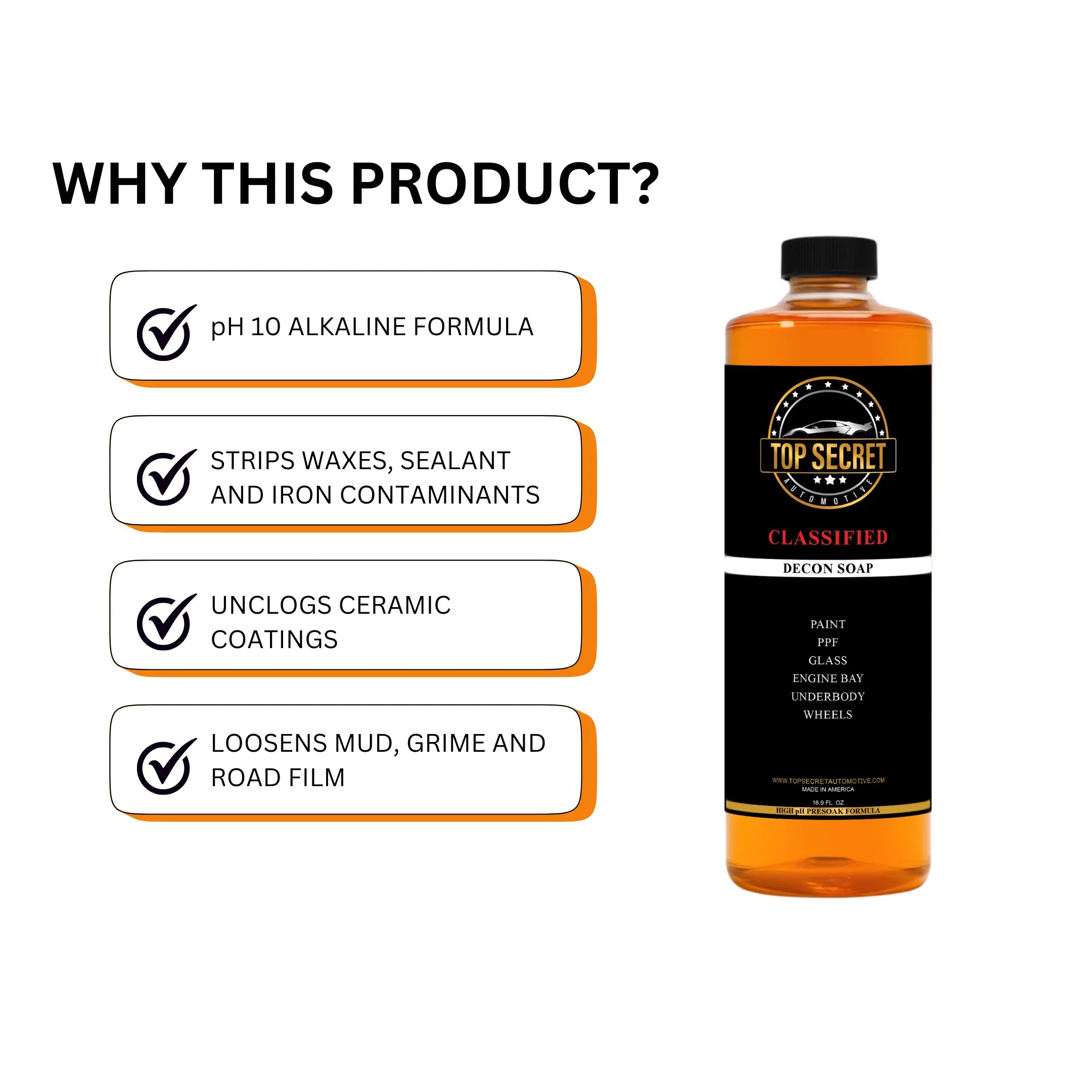 PHOAMX - DECON SOAP Top Secret Automotive