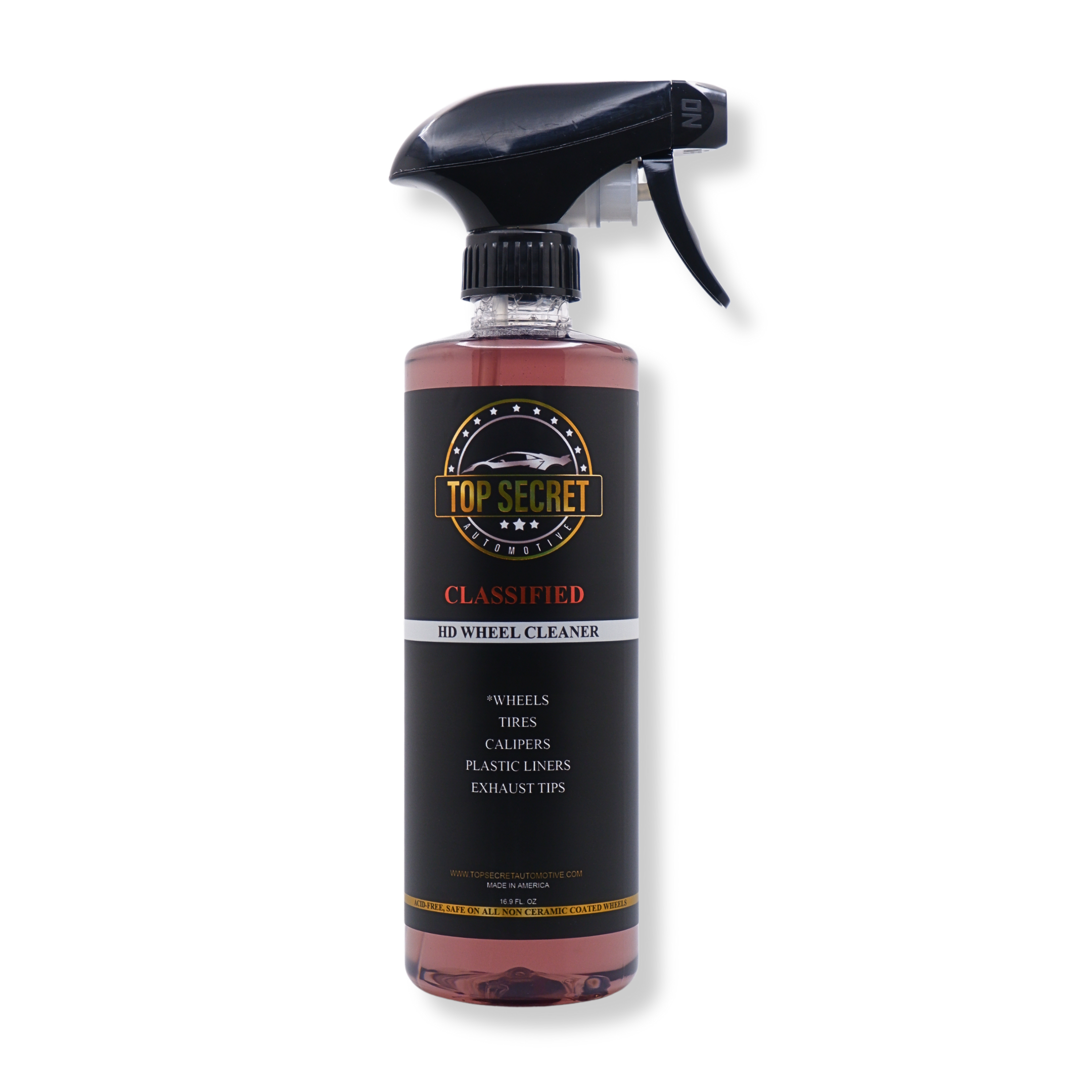 HD WHEEL CLEANER (Label with bubbles)