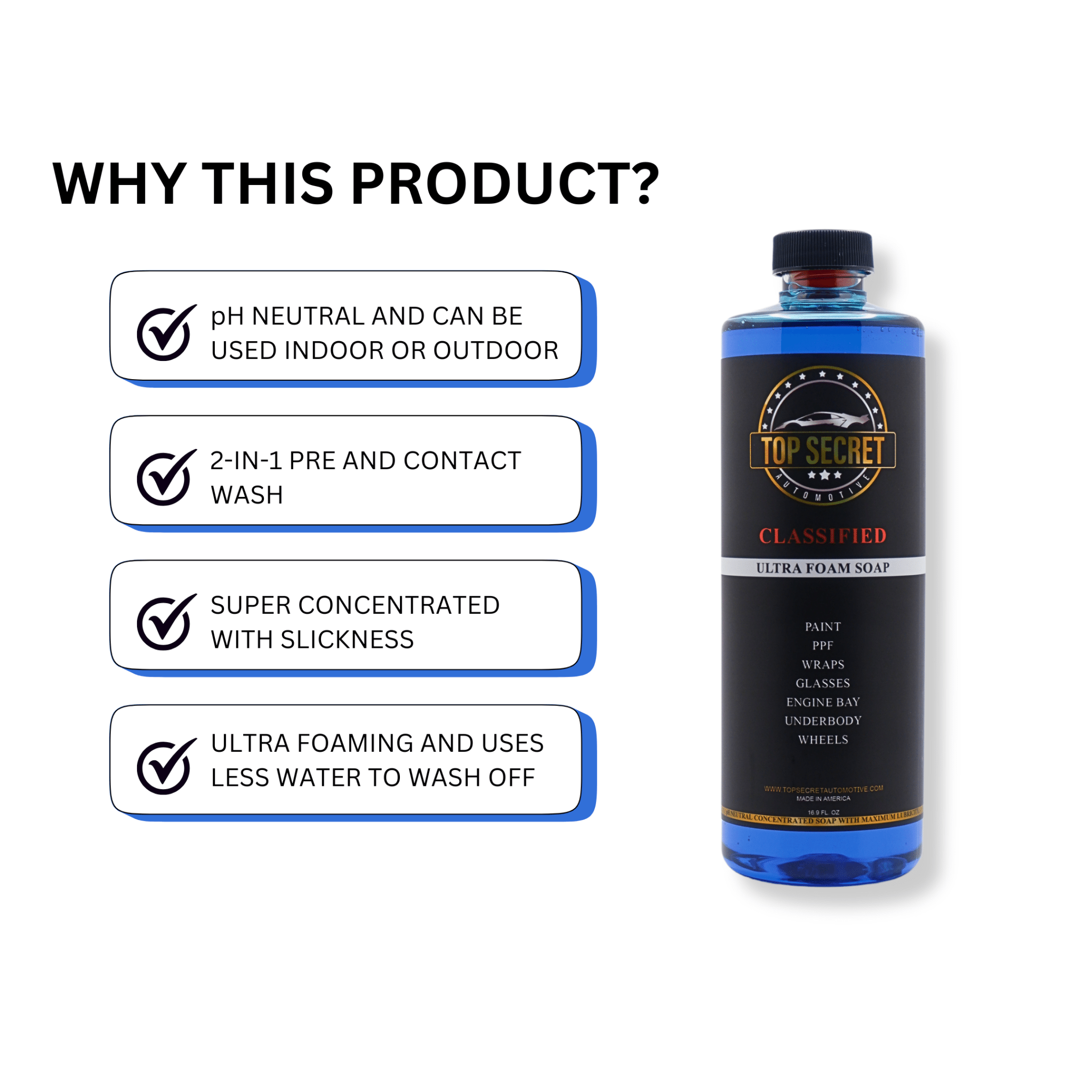 PHOAMX - ULTRA FOAM SOAP - Top Secret Automotive
