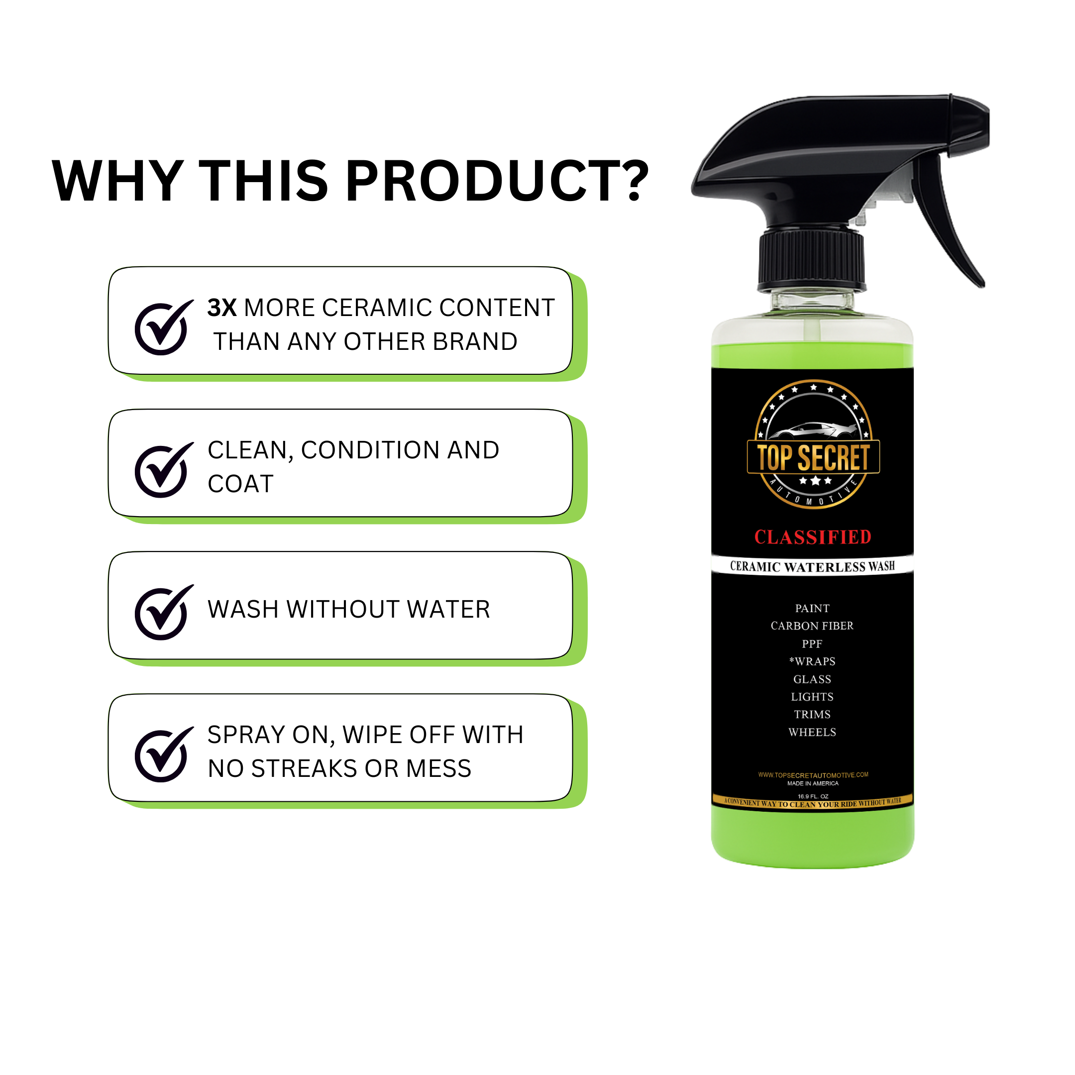 SWYFTX - CERAMIC WATERLESS WASH AND QUICK DETAILER