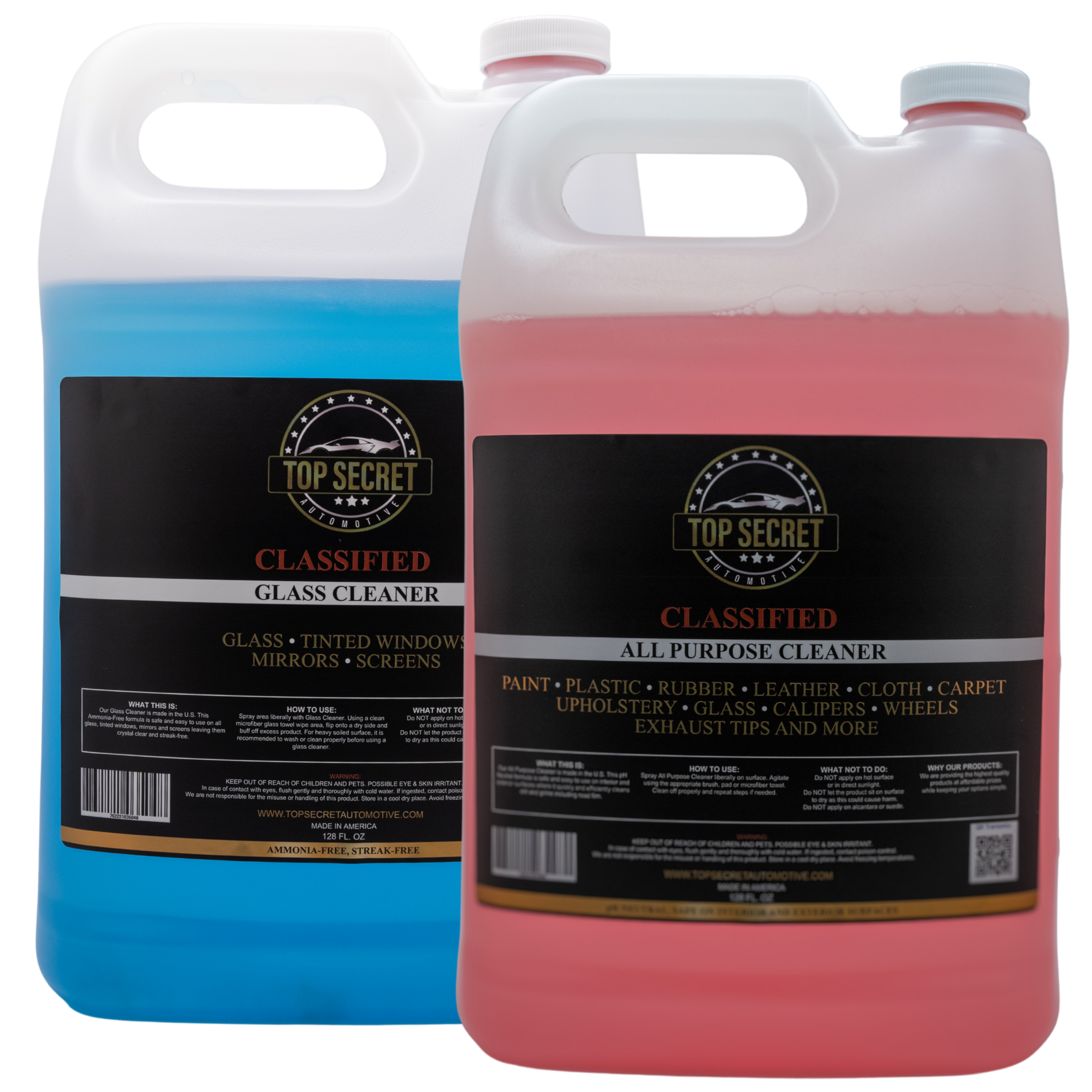 GLASS CLEANER AND ALL PURPOSE CLEANER 2 GALLON KIT
