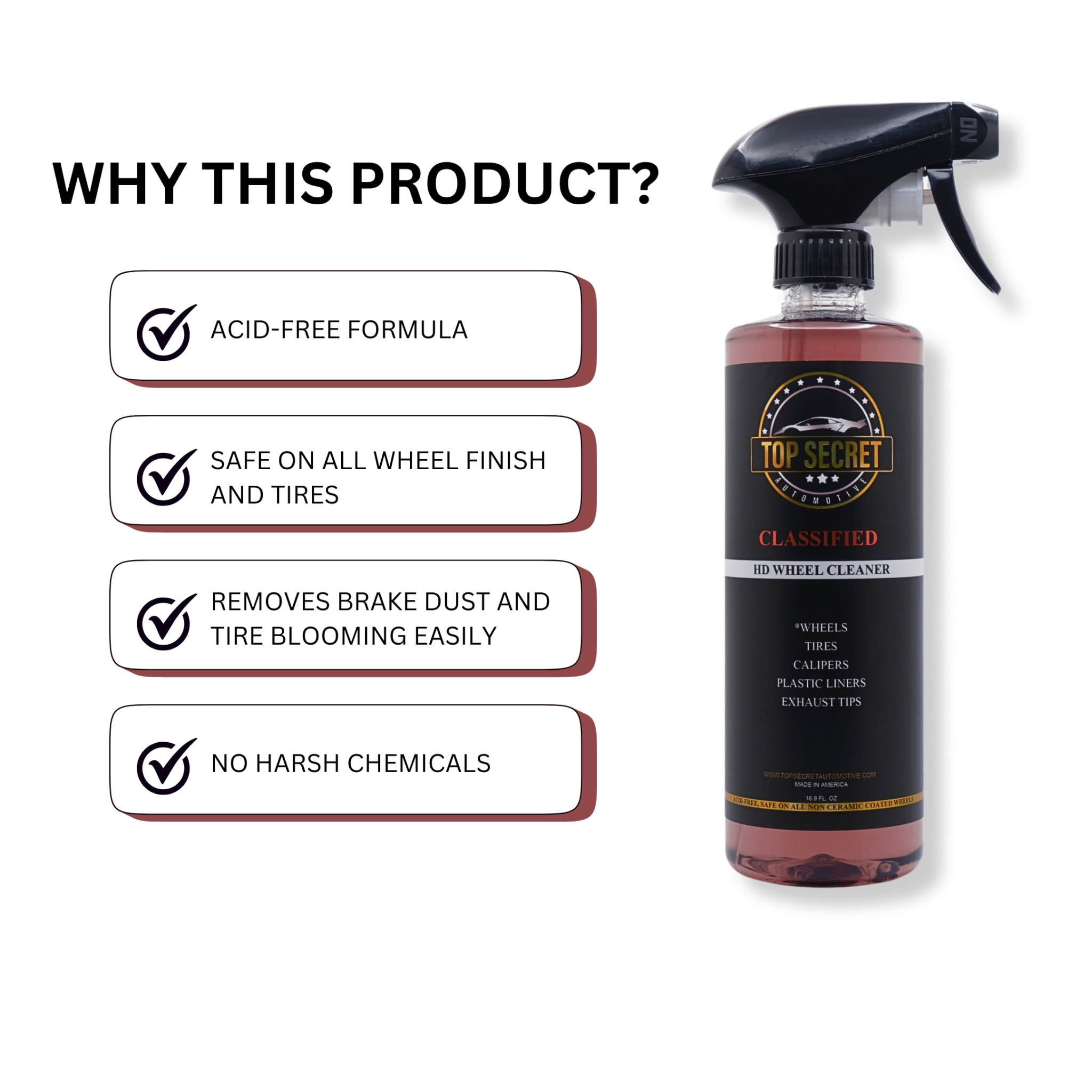 GRYMX - HD WHEEL CLEANER (Label with bubbles) - Top Secret Automotive