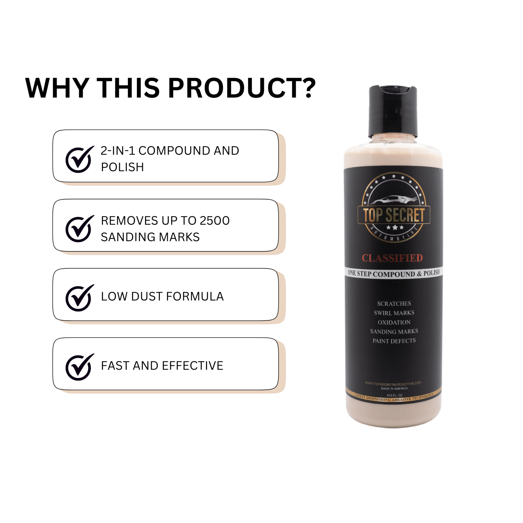 PRYMX - ONE STEP COMPOUND & POLISH - Top Secret Automotive